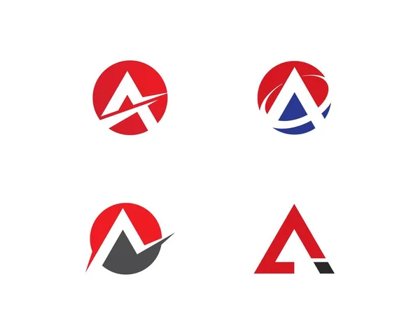 Ein Brief Logo Geschäft — Stockvektor