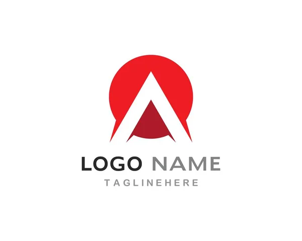 Bir mektup Logo iş — Stok Vektör