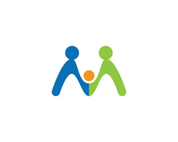 Community Care Logo Vorlage — Stockvektor