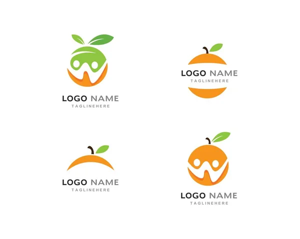 Design logo orange — Image vectorielle