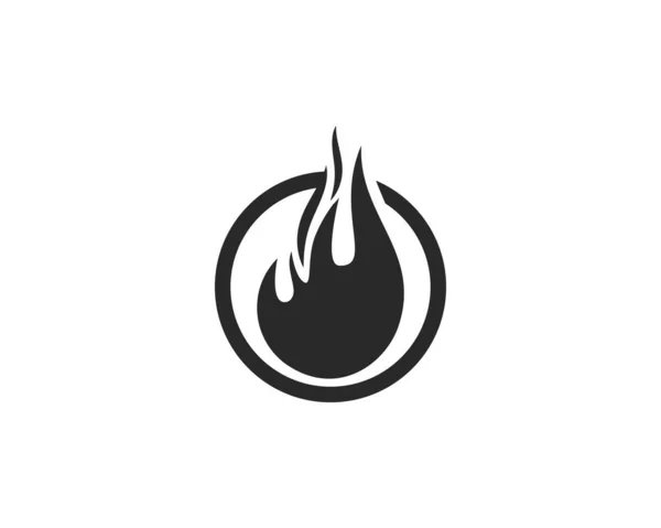 Fire flame Logo — Stock Vector