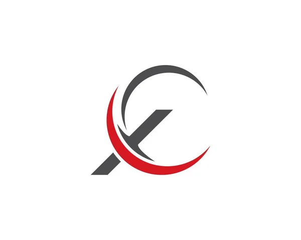 X Letter Logo Template — Stock Vector