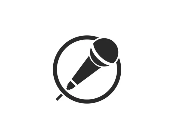 Ícone do microfone — Vetor de Stock