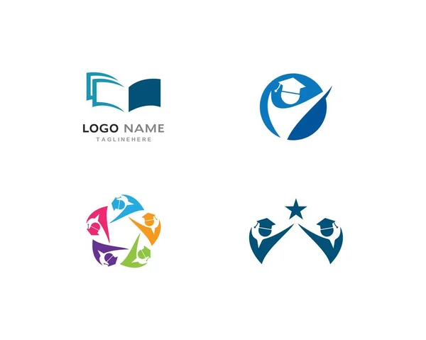 Modèle de logo éducatif — Image vectorielle