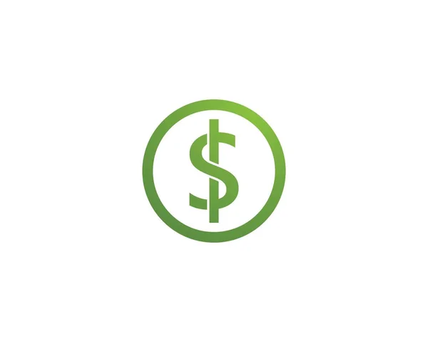 Dinero logo vector — Archivo Imágenes Vectoriales