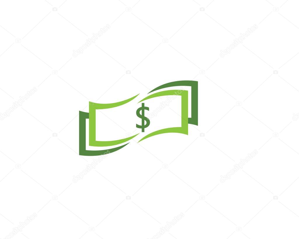 Business acounting money logo vector template