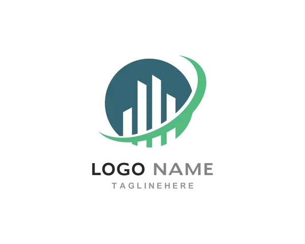 Шаблон логотипа Business Finance — стоковый вектор