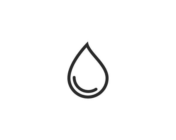 Plantilla de logotipo gota de agua — Vector de stock