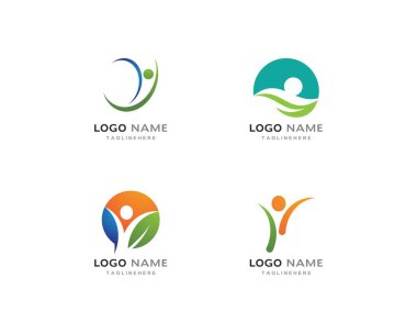 Sağlıklı Yaşam Logosu şablonu