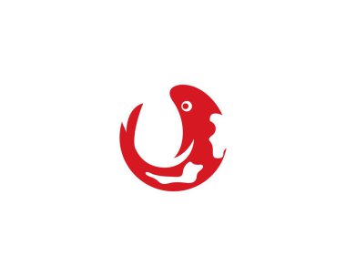 Koi Fish logo vektör 