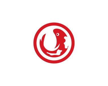 Koi Fish logo vektör 