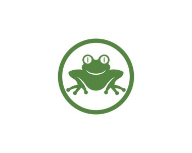Kurbağa Logo şablonu 
