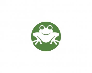 Kurbağa Logo şablonu 