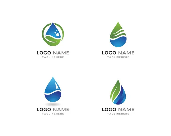 water drop Logo Template