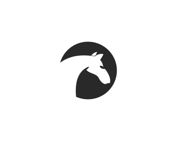 Modèle de logo de cheval — Image vectorielle