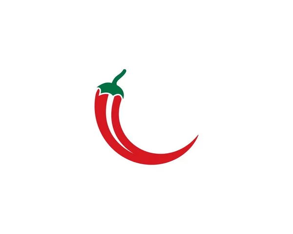 Chili-Logo-Vektor — Stockvektor