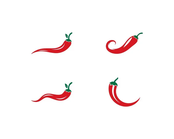 Chili-Logo-Vektor — Stockvektor