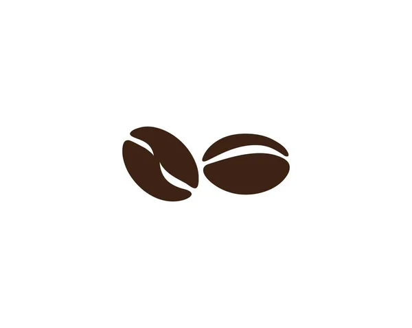 Plantilla de logotipo de granos de café — Archivo Imágenes Vectoriales