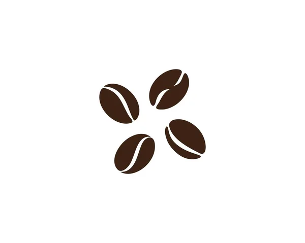 Kávébab logo sablon — Stock Vector