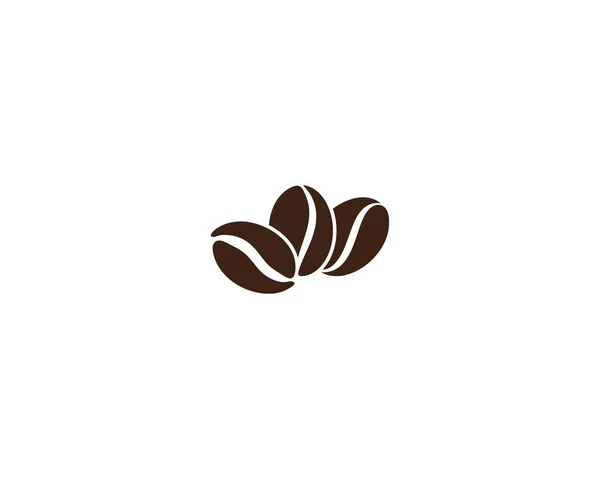 Modèle de logo de grains de café — Image vectorielle