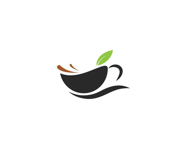 Πράσινο τσάι λογότυπο — Διανυσματικό Αρχείο