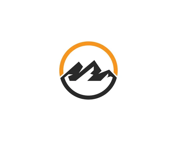 Логотип гор — стоковый вектор