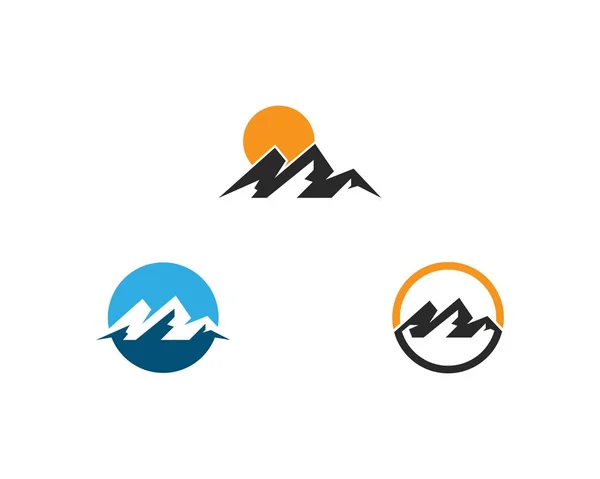 Logotipo Montañas — Vector de stock
