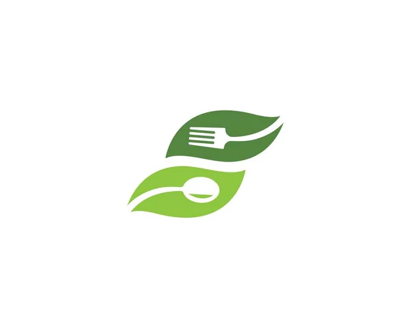 Logotipo de alimentos saludables — Vector de stock
