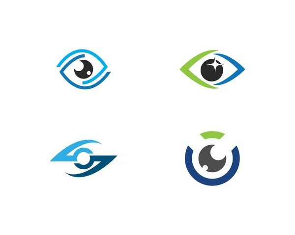 Vetor do logotipo do olho — Vetor de Stock