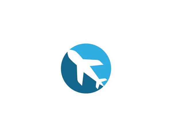 Flygplans logo vektor — Stock vektor