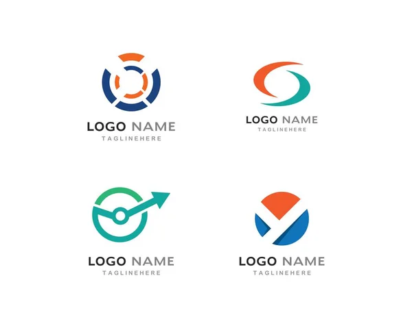 Bedrijfsfinanciering professioneel logo sjabloon — Stockvector