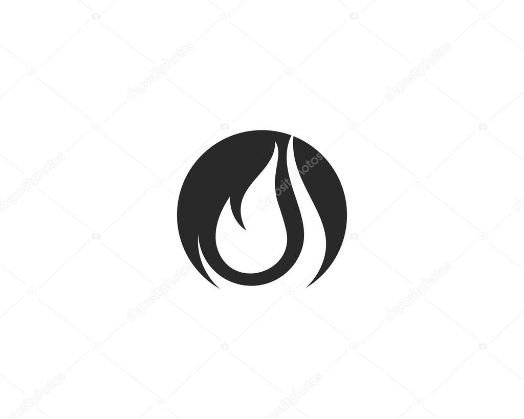 Fire flame Logo Template