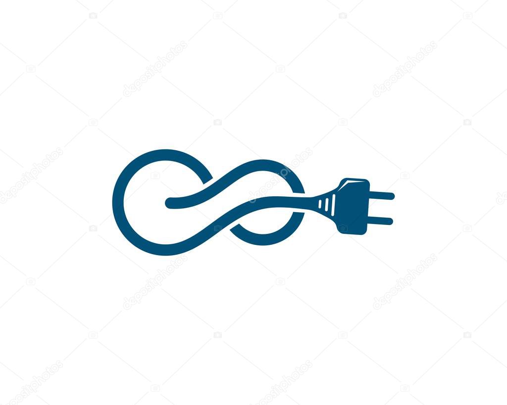 Electric Plug logo vector template