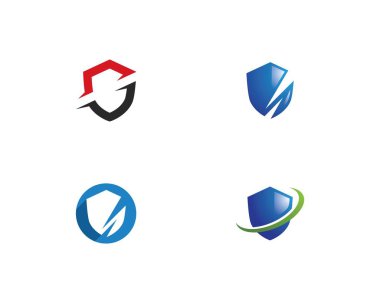 Kalkan simgesi Logo şablonu