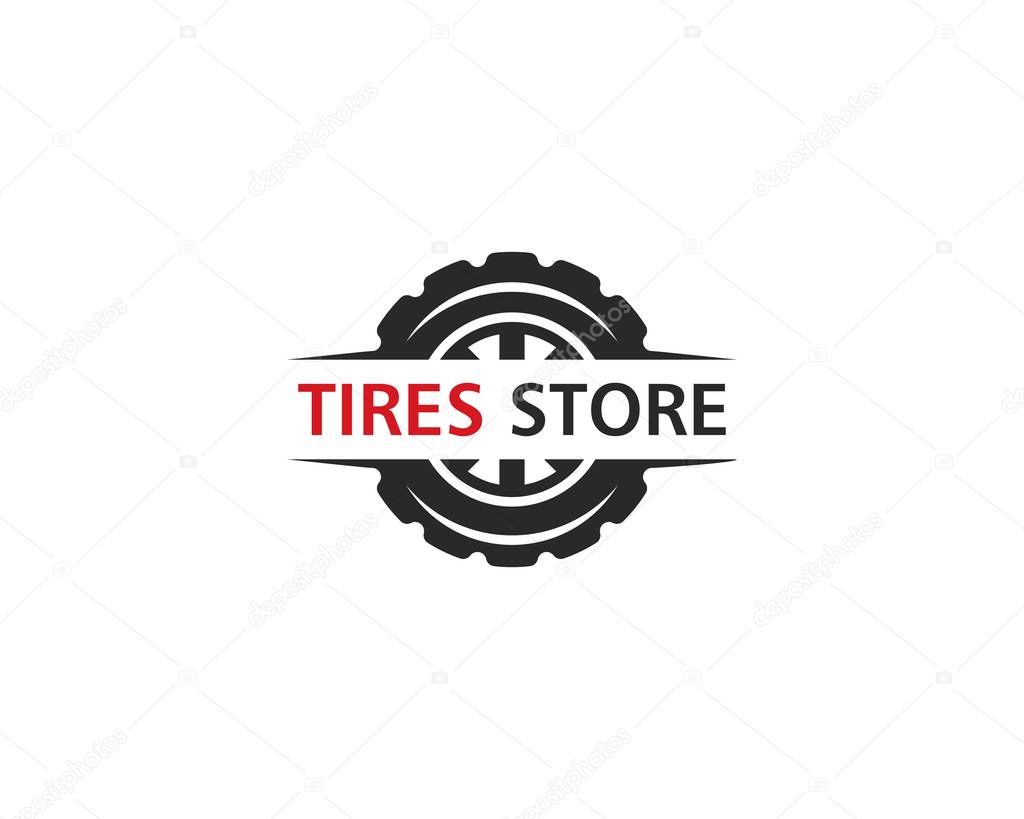 Tires logo vector template