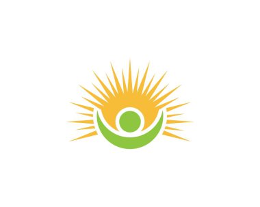 Sağlıklı Yaşam Logosu şablonu