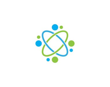 molekül Logo vektör
