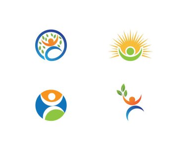 Sağlıklı Yaşam Logosu şablonu