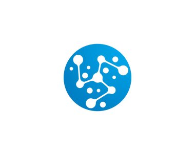 molekül Logo vektör