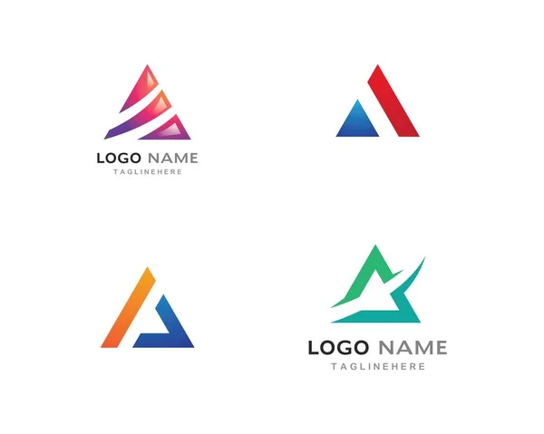 Vecteur de logo triangle — Image vectorielle
