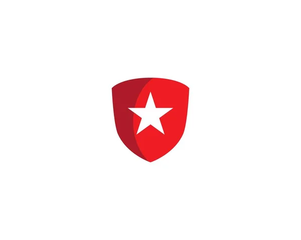 Shield symbol logo template — Stock Vector