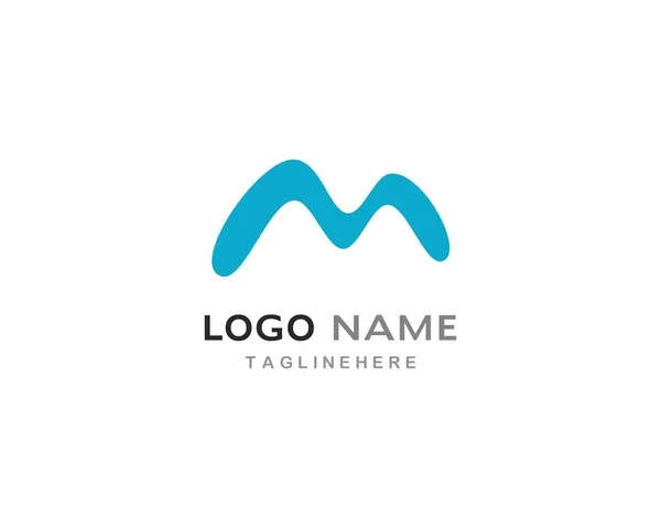 M lettre logo — Image vectorielle