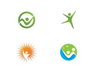 Sağlıklı Yaşam Logosu şablonu