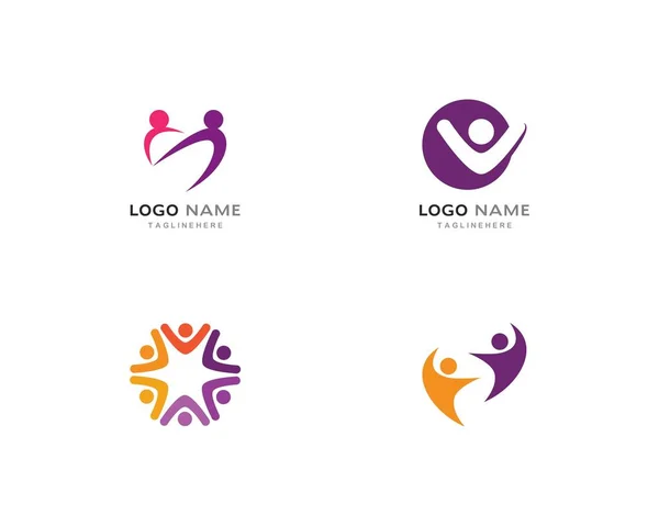 Κοινότητα φροντίδα Πρότυπο λογότυπο — Διανυσματικό Αρχείο
