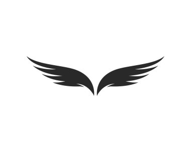 Şahin kanat Logo şablonu