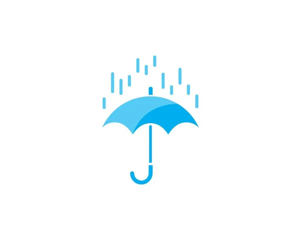 Vetor logotipo guarda-chuva — Vetor de Stock