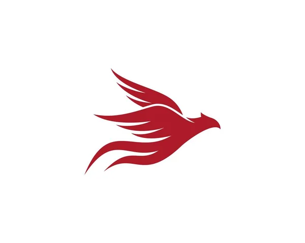 Sas madár logo sablon — Stock Vector