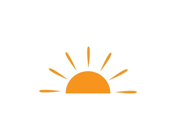 Sonne Illustration Logo Vektor — Stockvektor