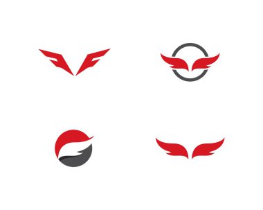 Kanat logo şablonu 