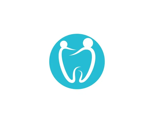 Plantilla de logotipo dental — Archivo Imágenes Vectoriales